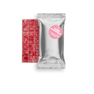 Baby bar with sublimated raspberries